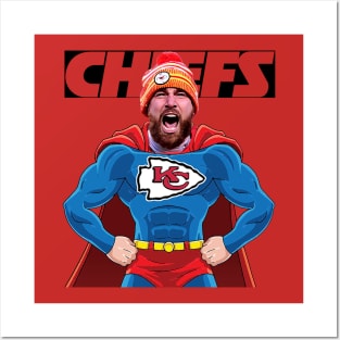 Super!!! Travis Kelce Posters and Art